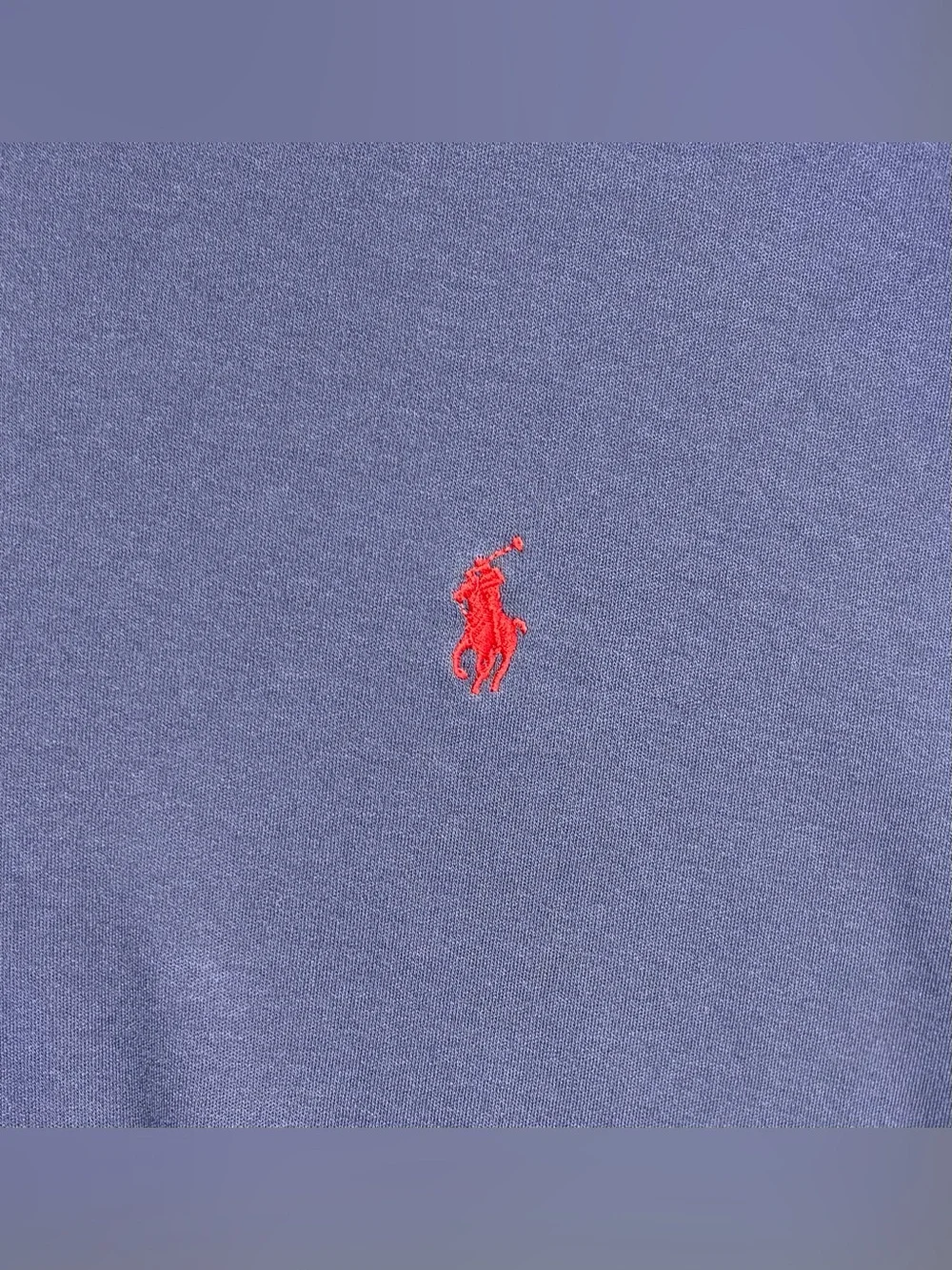 Polo Ralph Lauren XL Navy Blue Red Pony Cotton Polo Shirt